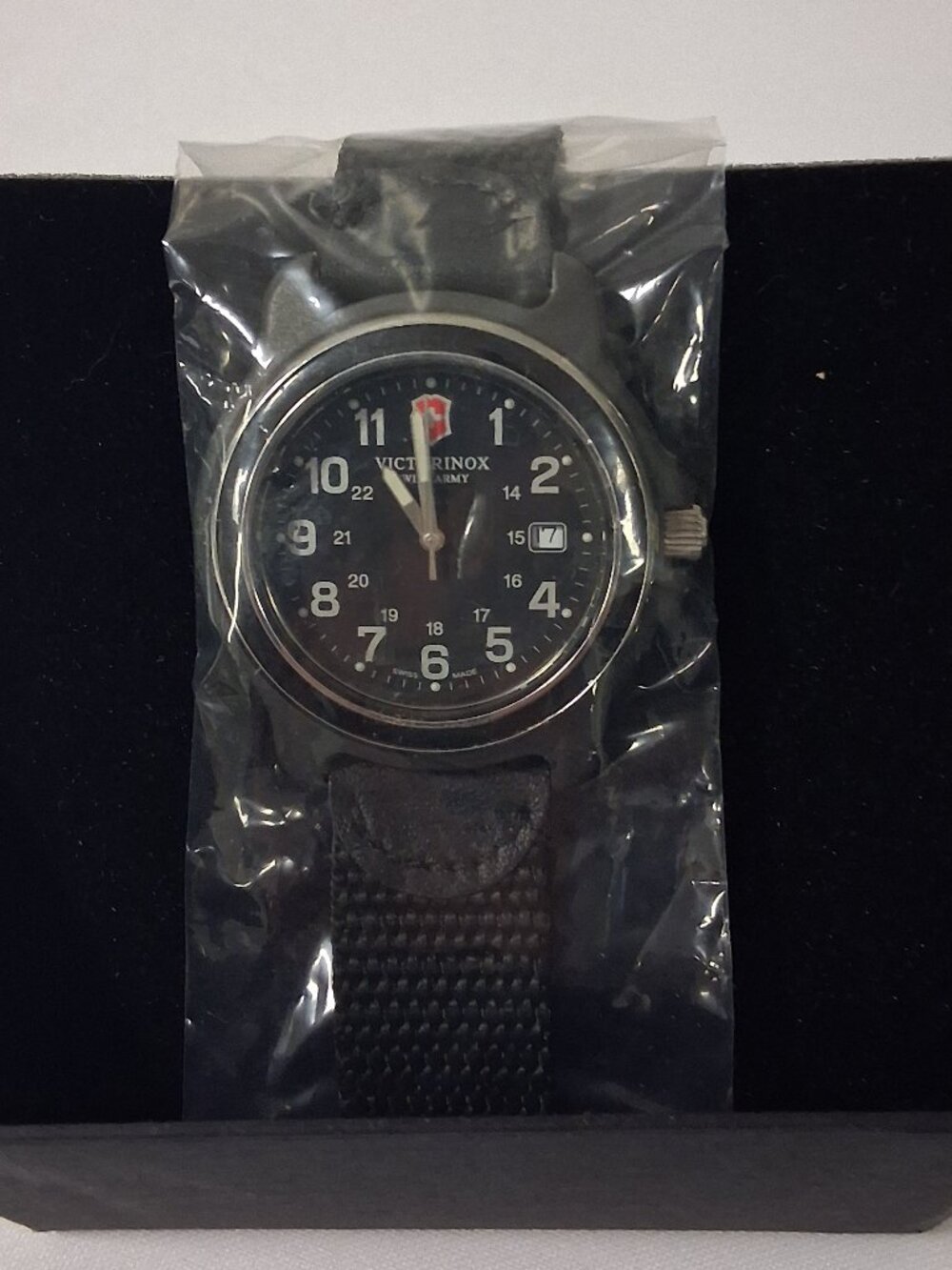 Victorinox Men’s Original XL Black Stainless Steel Watch – 43mm